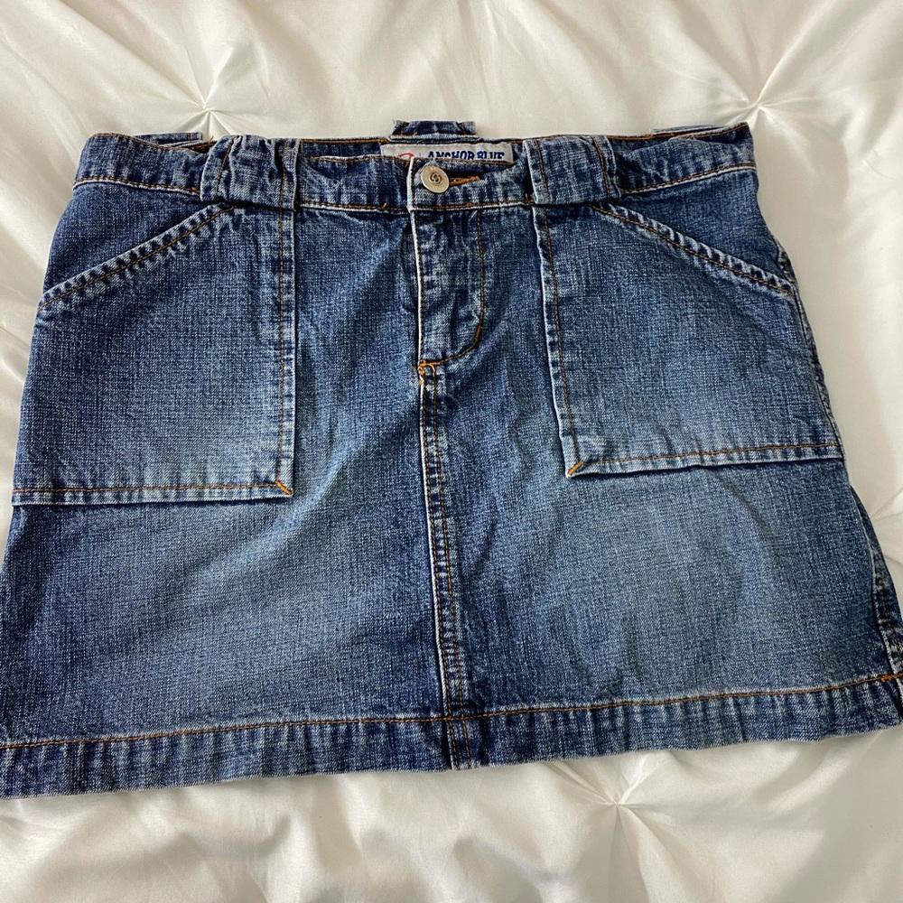 Mini Jean Skirt